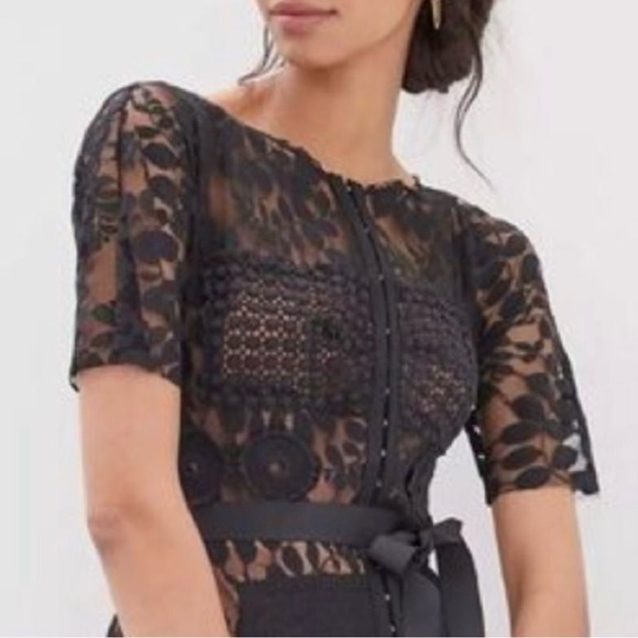 Byron Lars Black Lace Dress - Picture 3 of 3